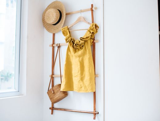 DIY Leather Clothes Ladder