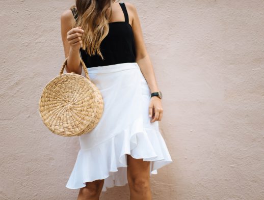 DIY Ruffle Wrap Skirt