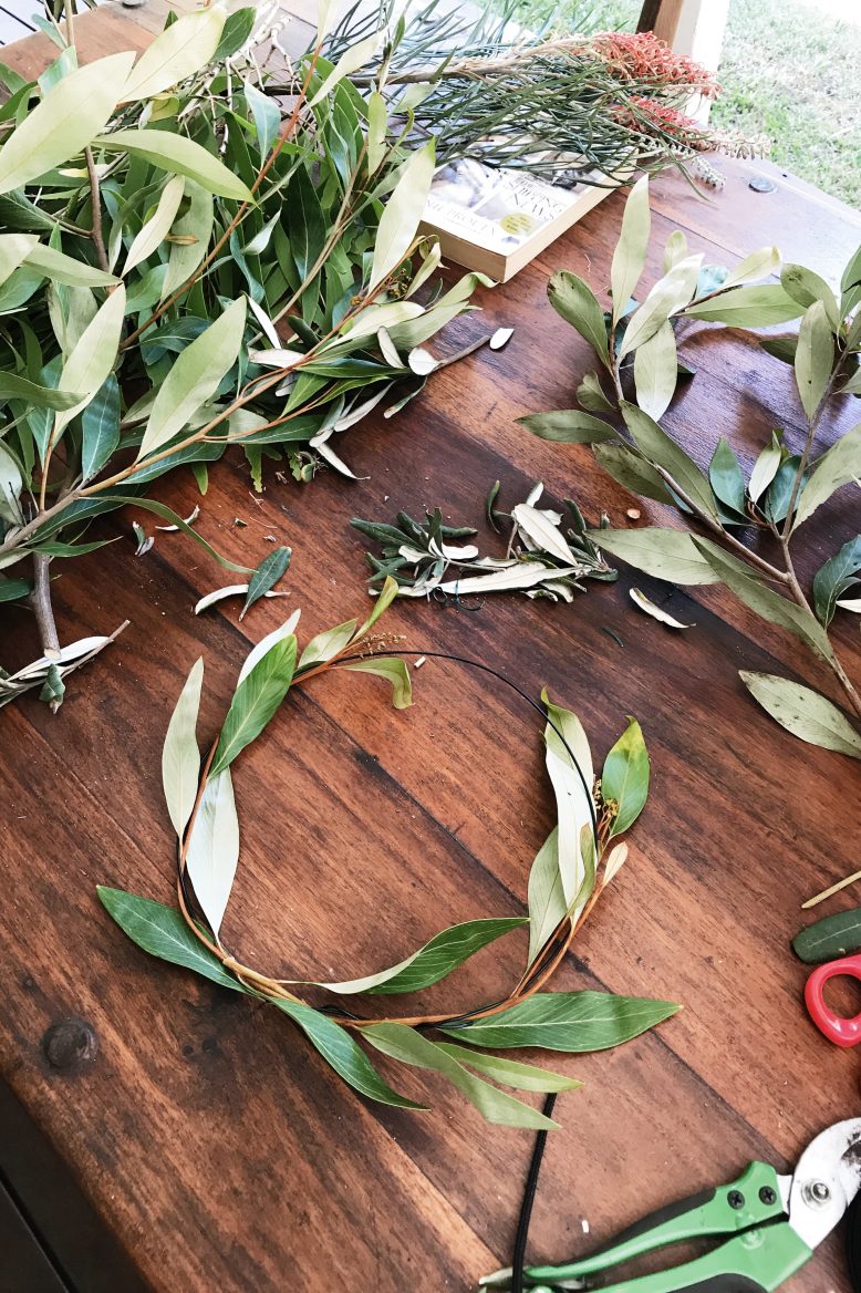 DIY Leaf Wreaths