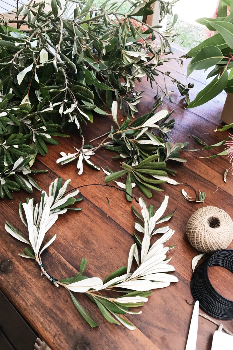 DIY Leaf Wreaths