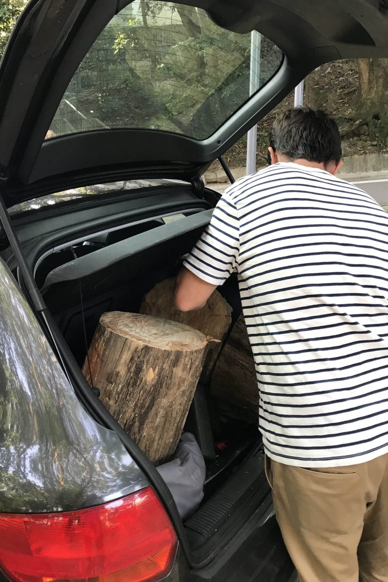 DIY Stump Stools