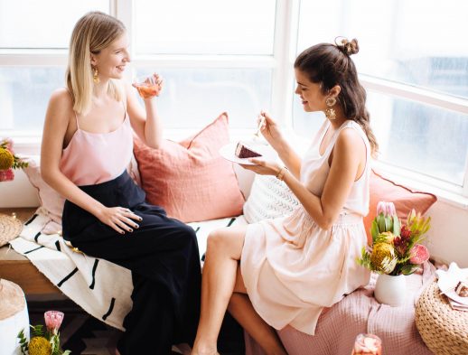 Celebrating Galentines in the Studio