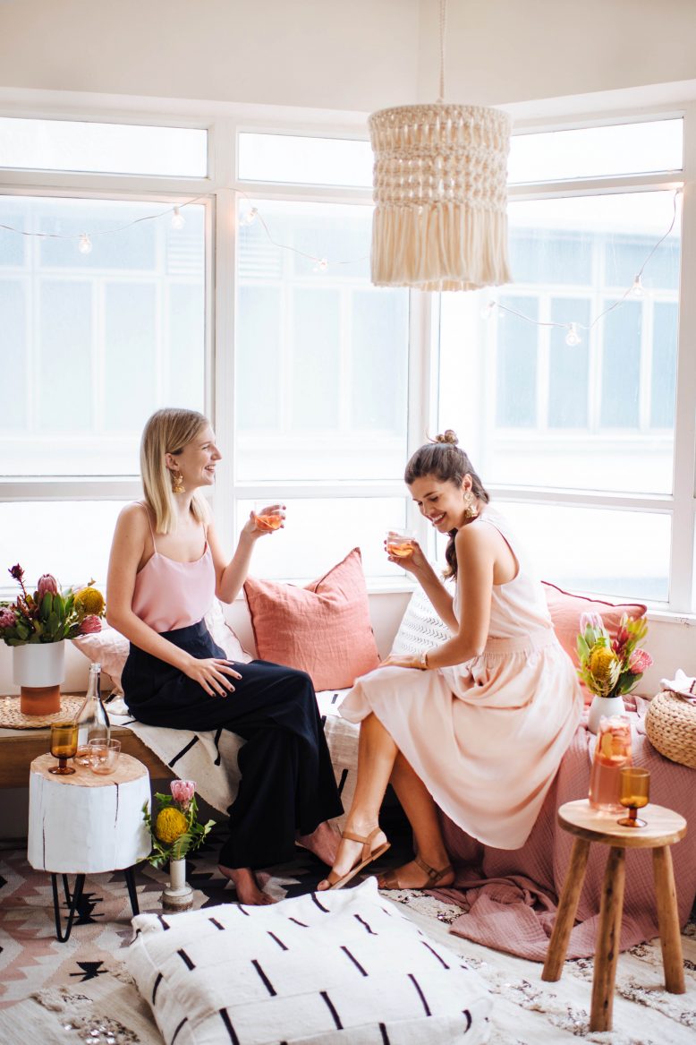 Celebrating Galentines in the Studio