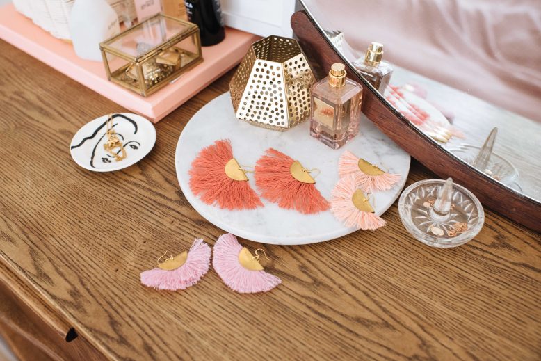 Fringed Fan Earrings