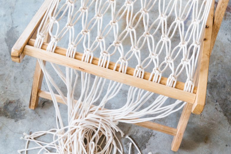 DIY Macrame Deck Chair-7
