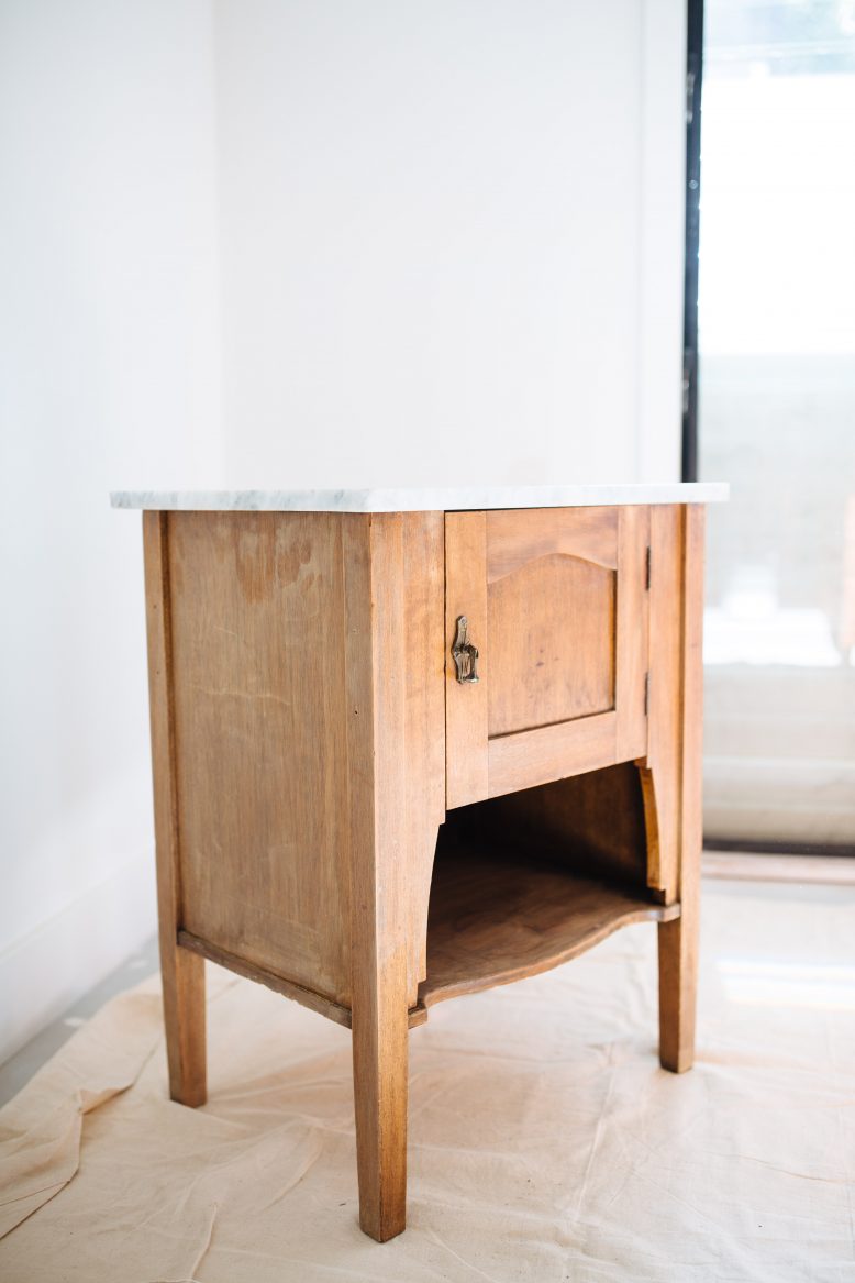 How to DIY a Vintage Bathroom Vanity-2