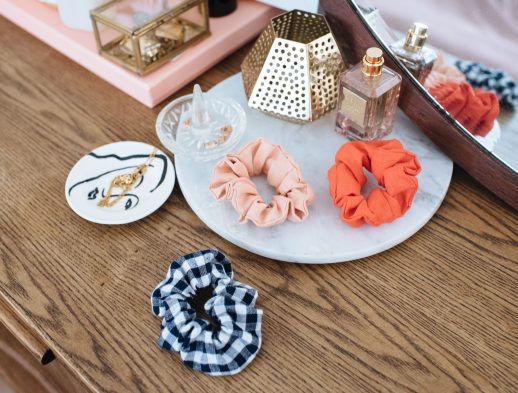 Linen Hair Scrunchies