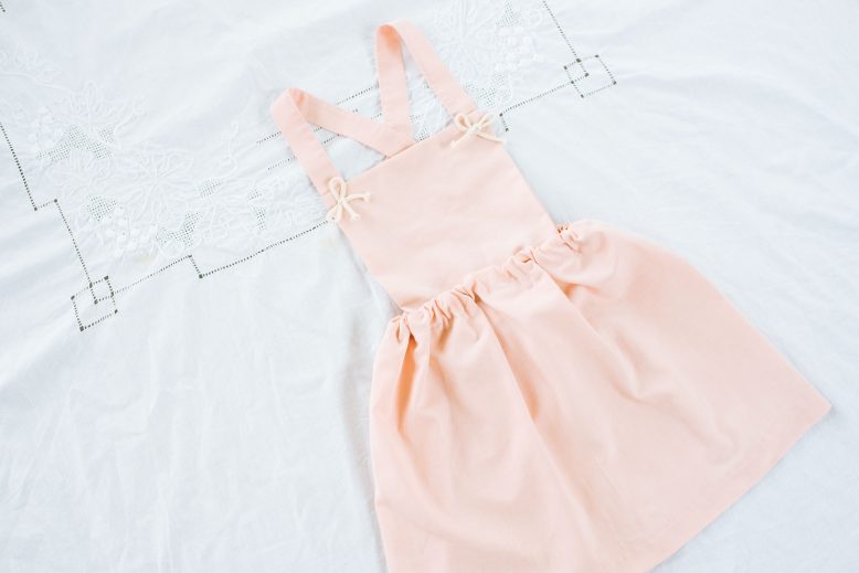 DIY Little Girl Cross Back Dress-1