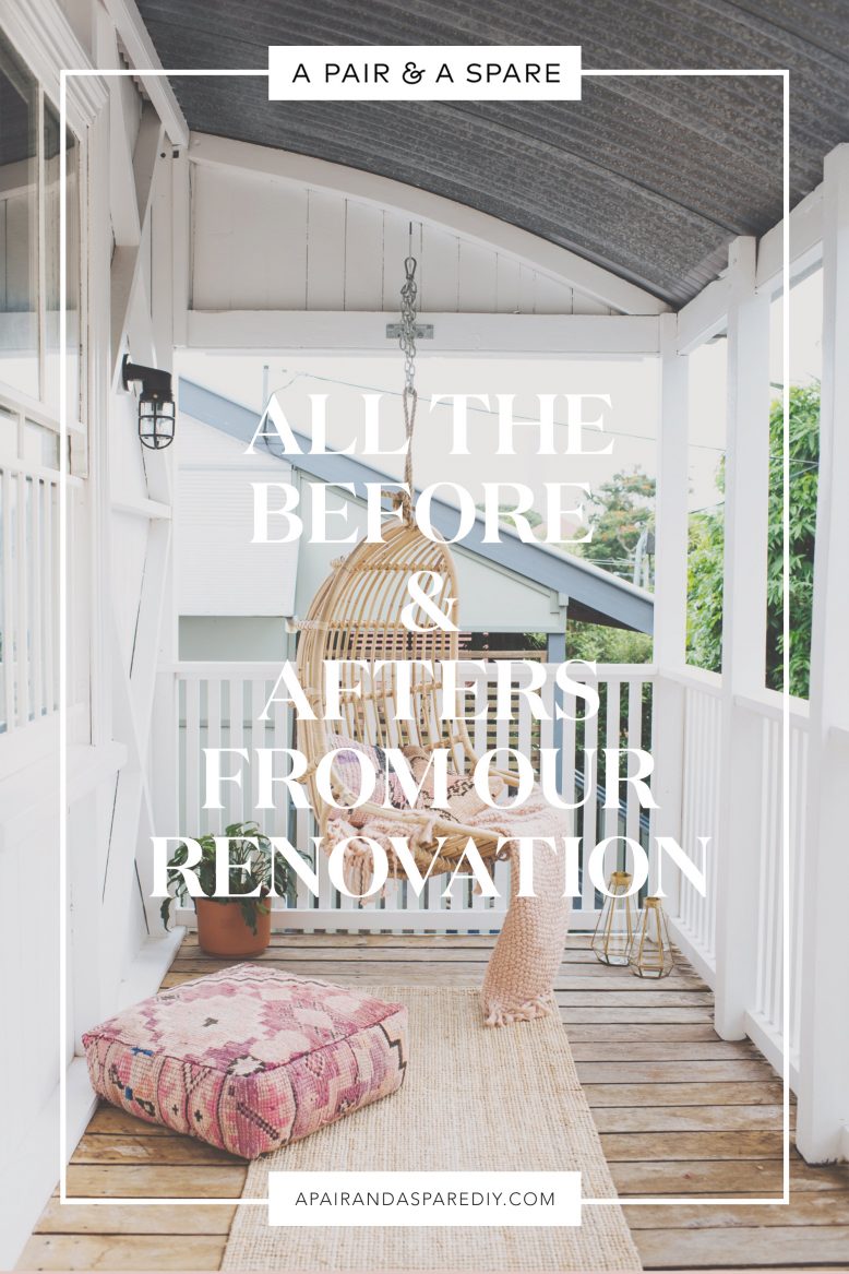 All the before & afters from our renovation
