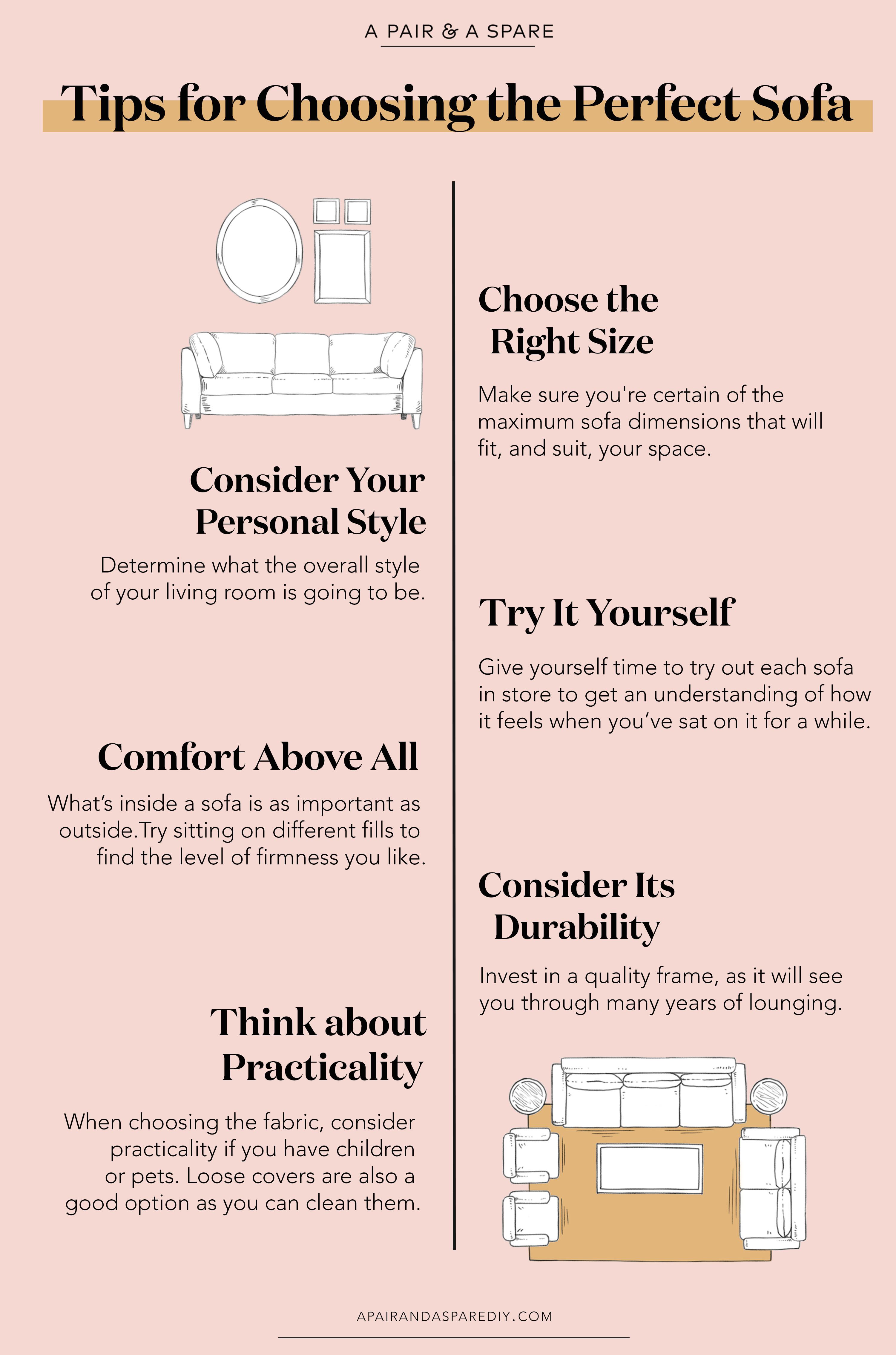 Tips for Choosing the Perfect Sofa | Geneva Vanderzeil