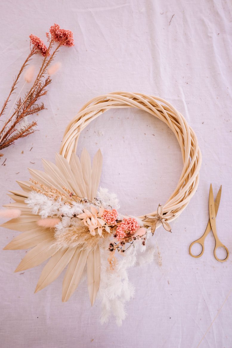 Rattan Inspired Front Door Wreath (14 of 14)