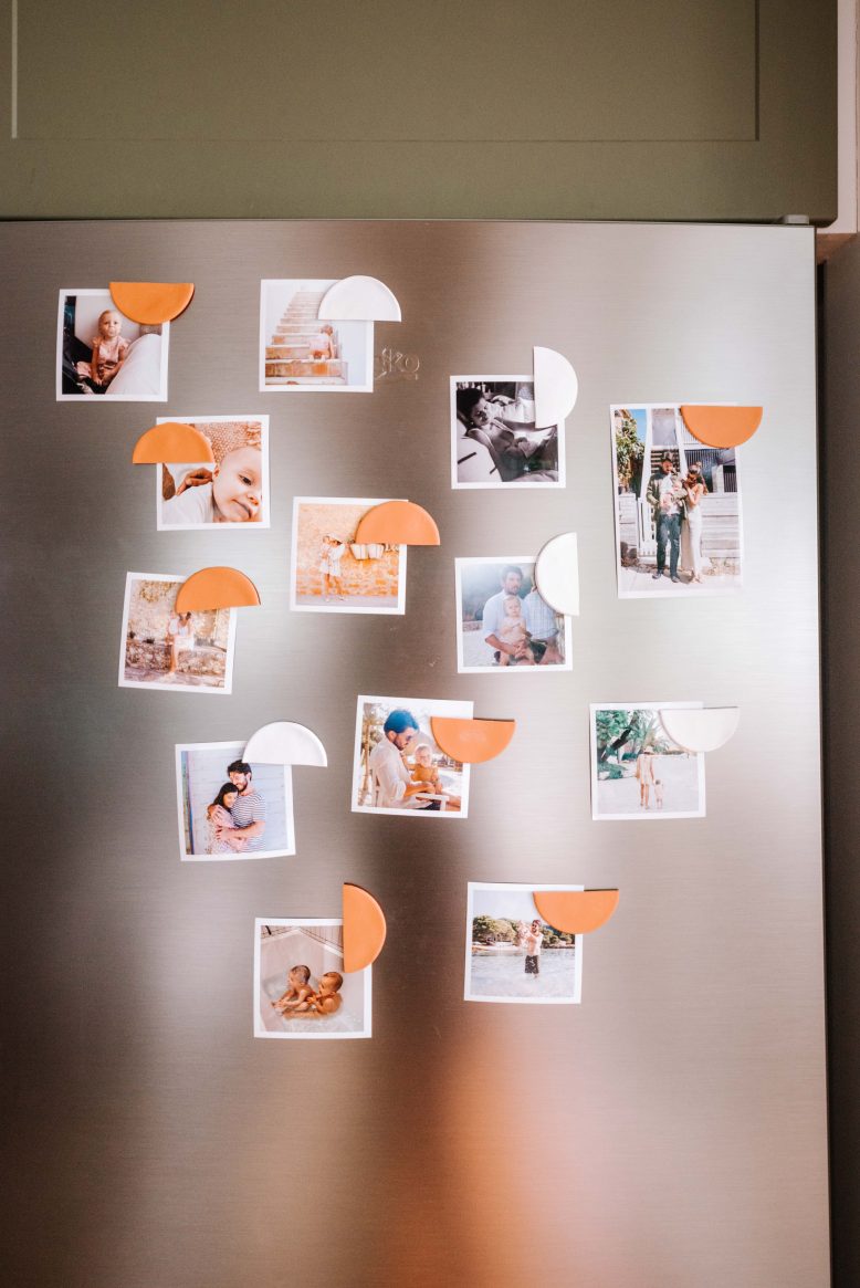 half circle clay fridge magnet DIY (1 of 5)