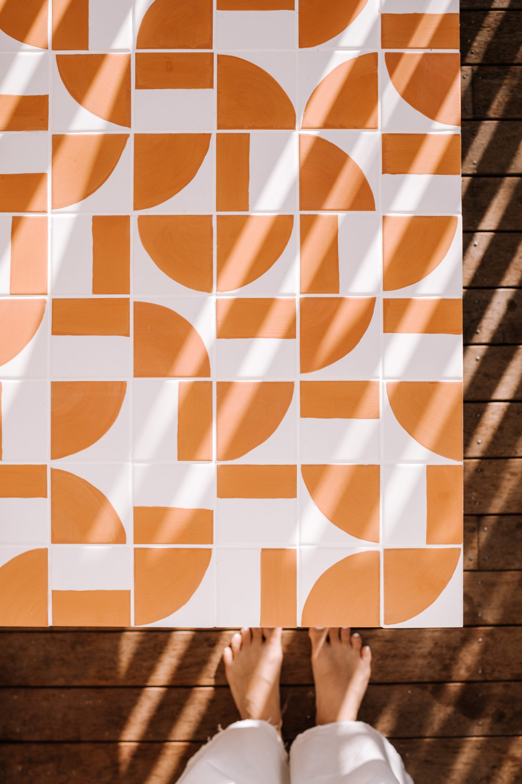 How To Tile A Table (Upcycle With Me!)