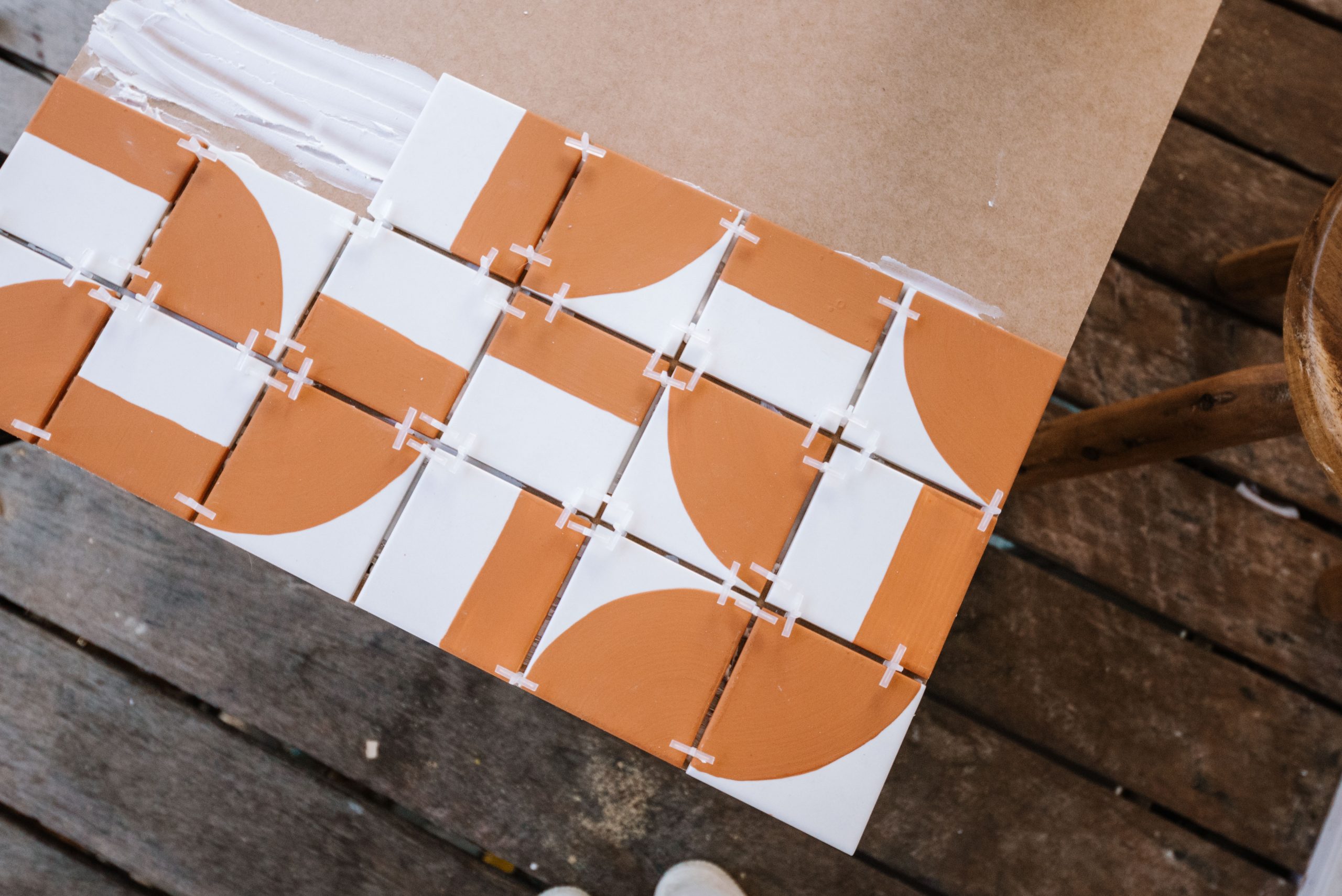 How To Tile A Table (Upcycle With Me!)