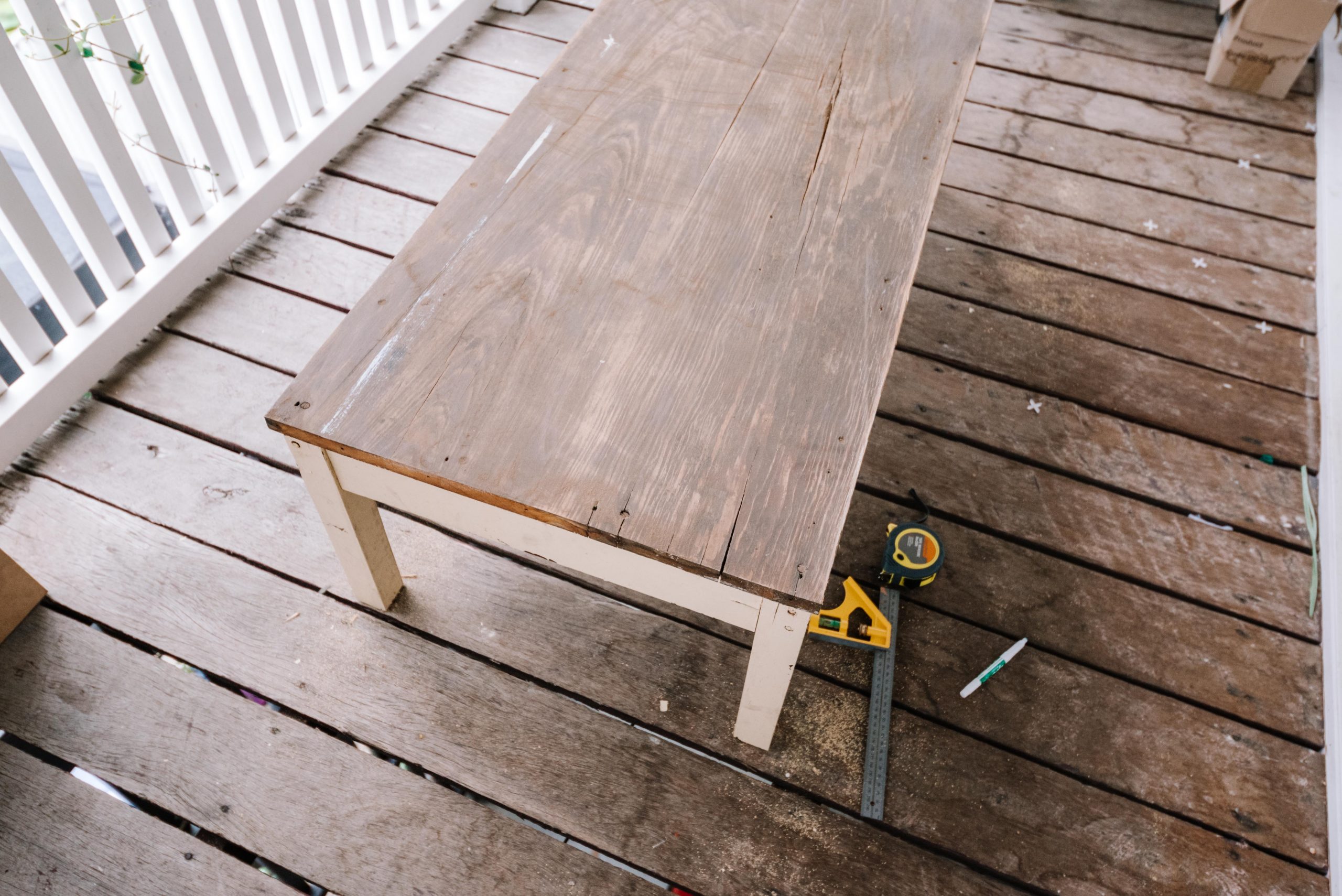 How To Tile A Table (Upcycle With Me!)