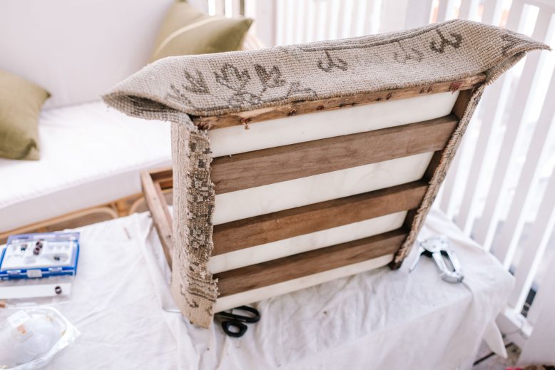 Upcycled upholstered chair DIY geneva vanderzeil (13 of 30)