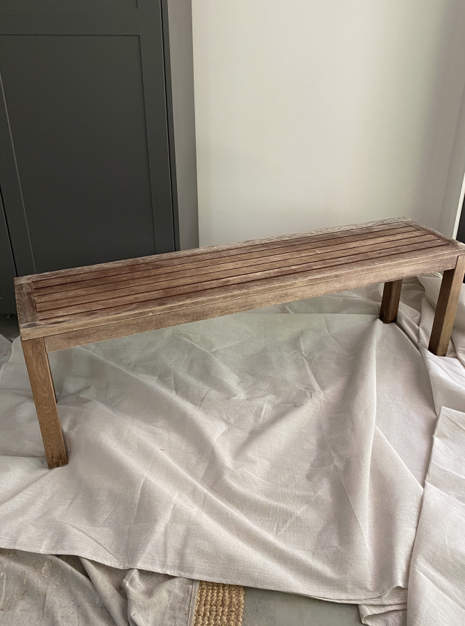 How To Make An Upcycled Upholstered Waterfall Bench