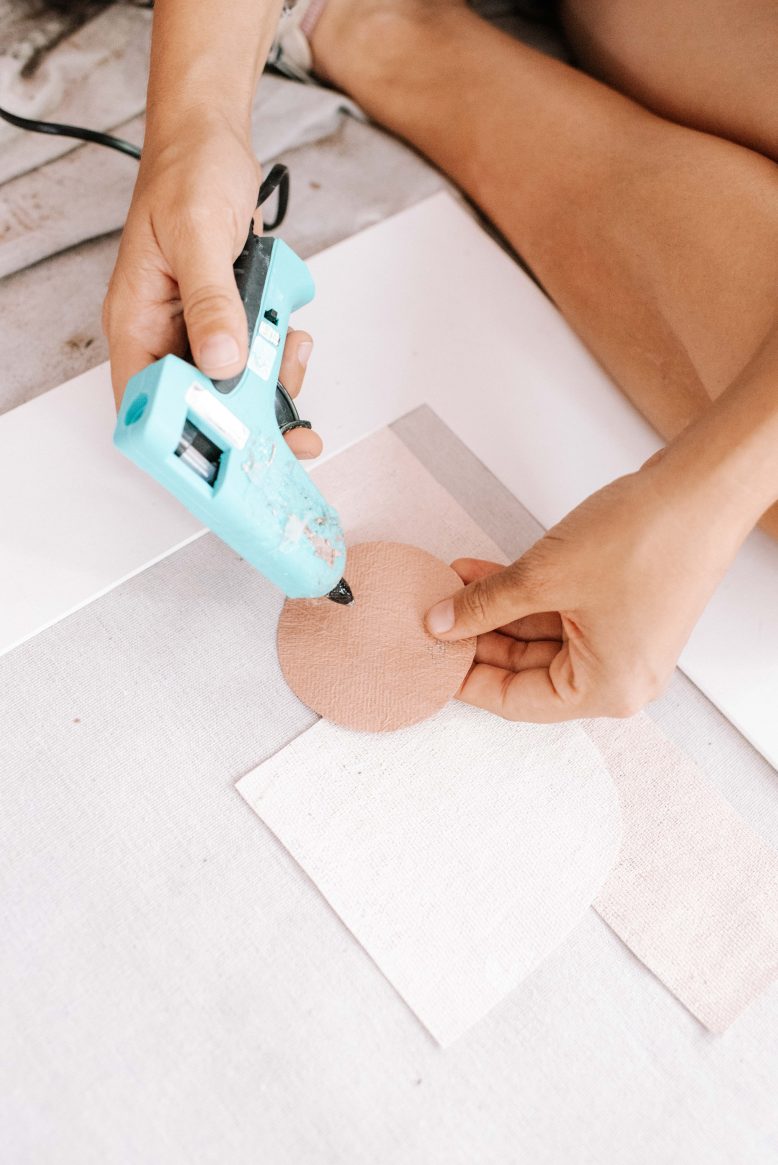 Upcycled Geometric Artwork-6