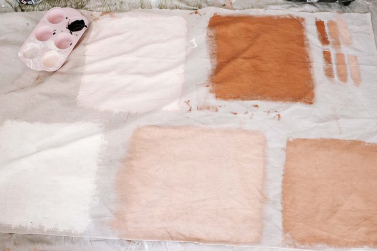 Upcycled Geometric Artwork