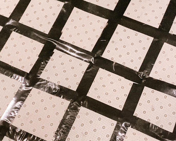 How to make a checkered rug-16