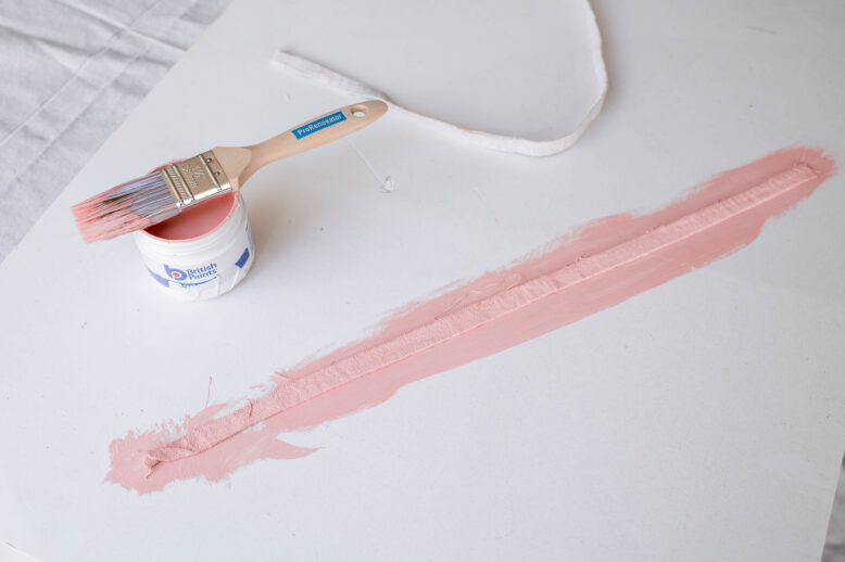 Tablecloth Cubby DIY drop cloth-10