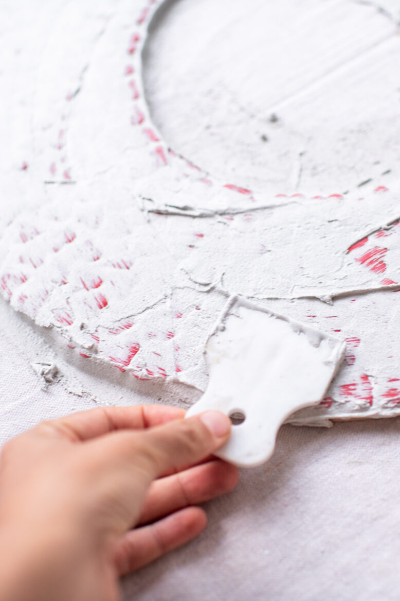 Mosaic Heart Mirror-7