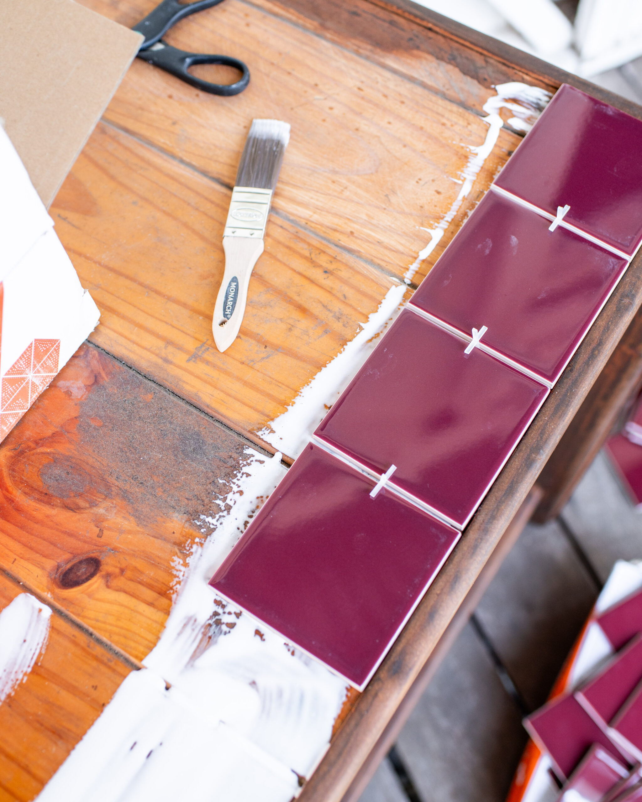 How To Make a Tiled TV Cabinet