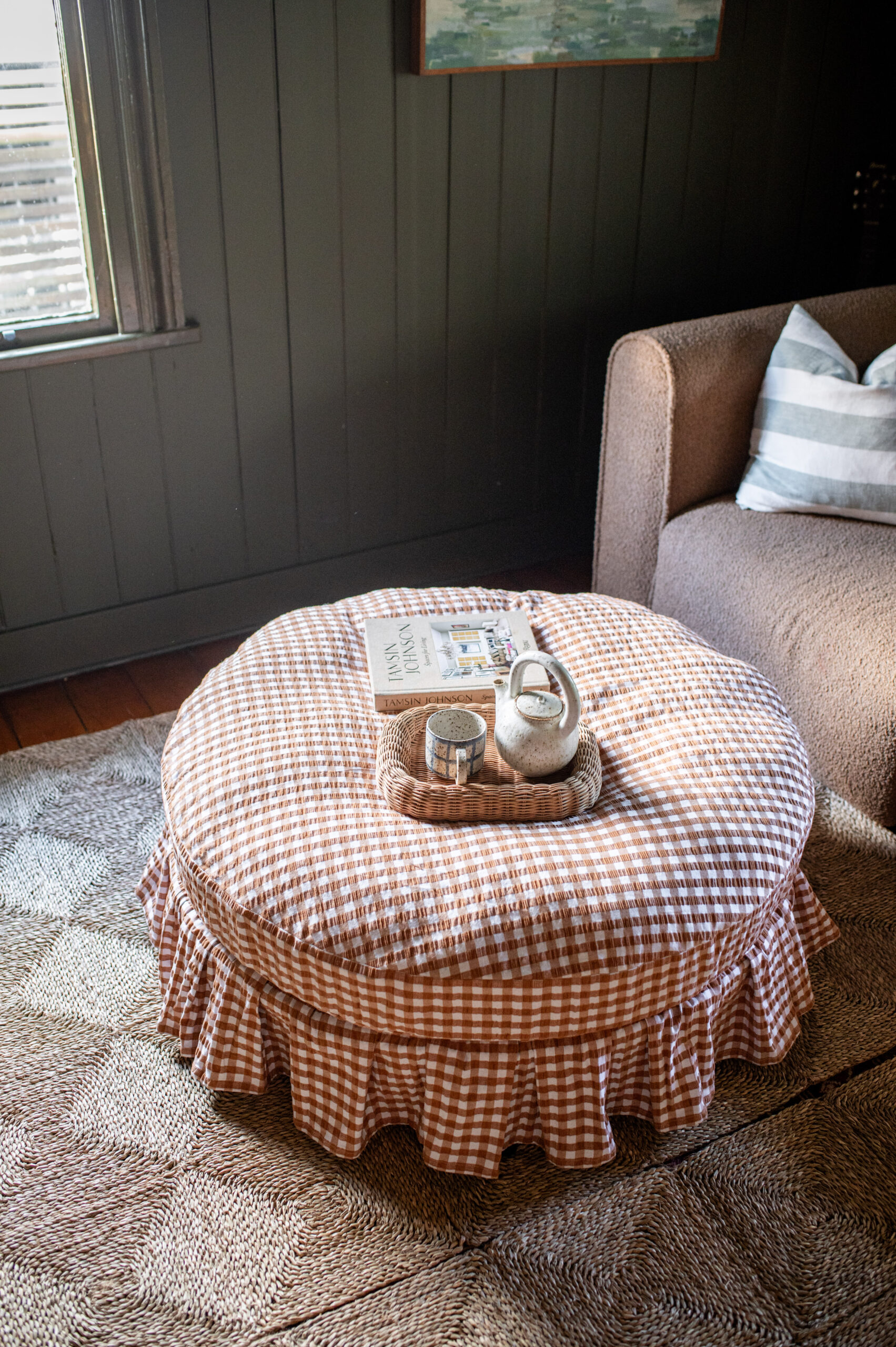 Making a Hidden Trampoline Ottoman!