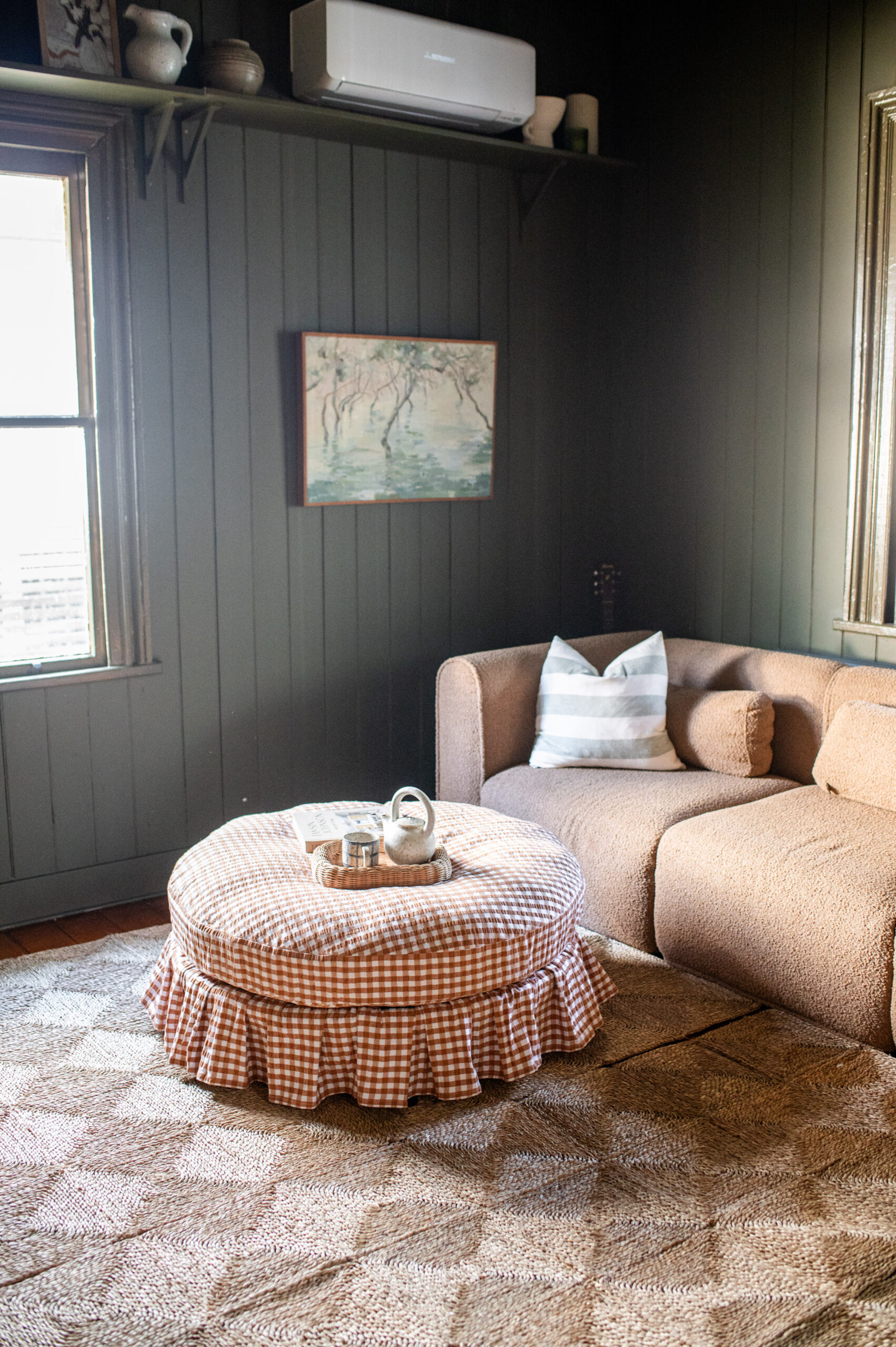 Making a Hidden Trampoline Ottoman!