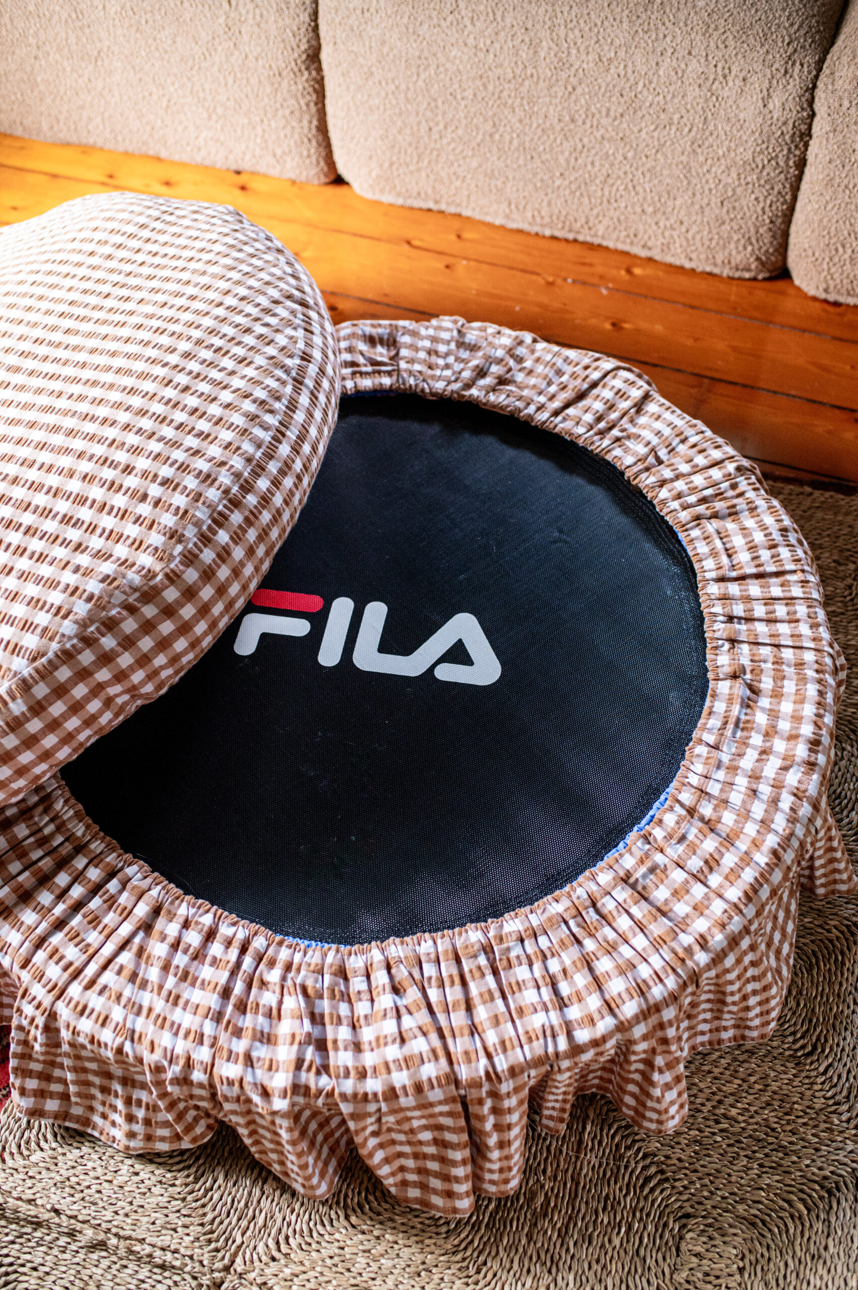 Making a Hidden Trampoline Ottoman!