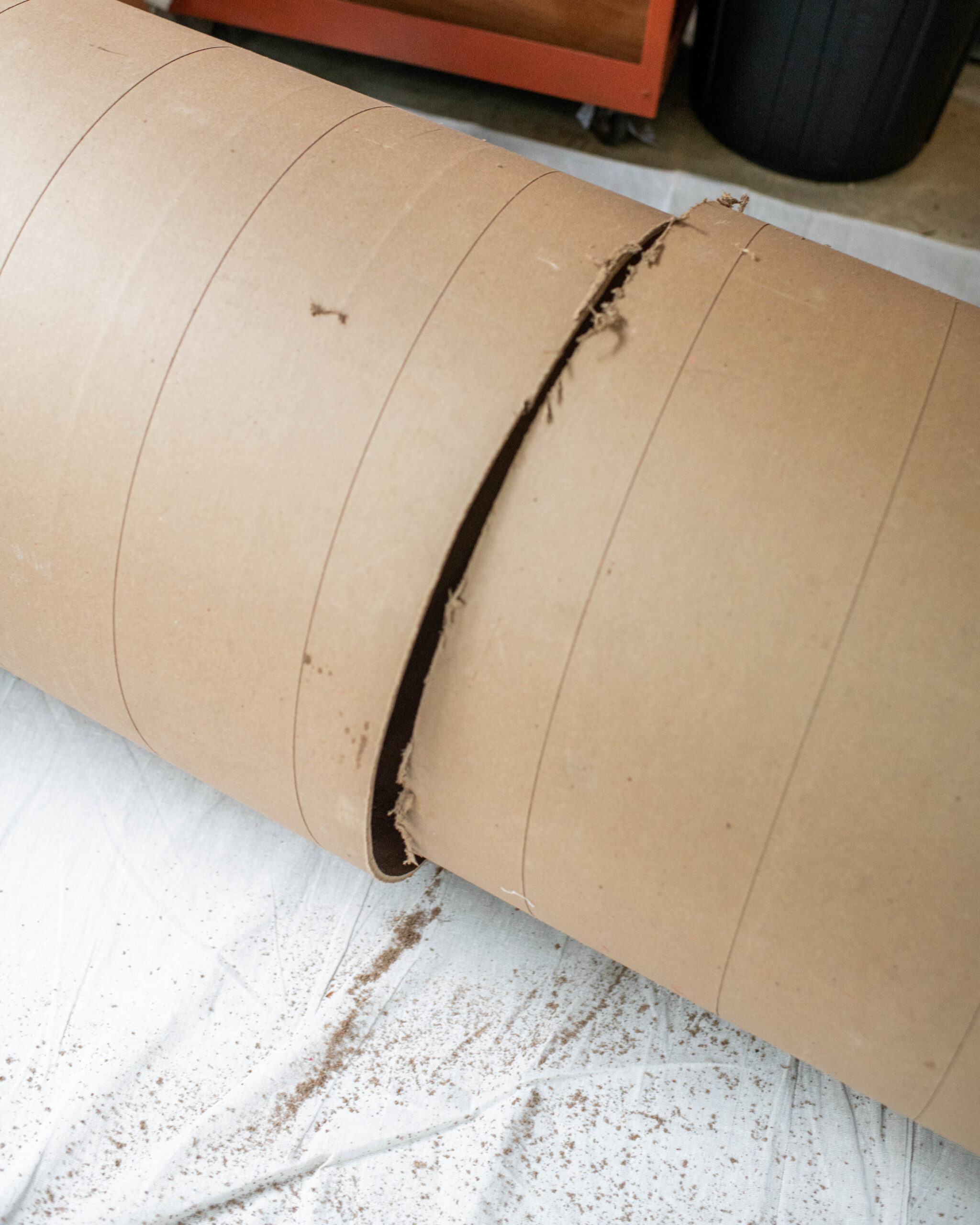 Making a Round Upholstered Vanity (a Dilly Dally and Urban Outfitters Dupe!)