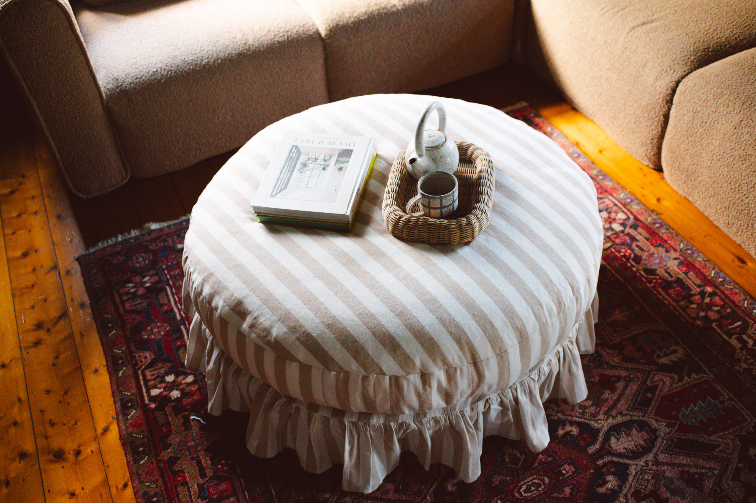 My New (and even better!) Trampoline Ottoman