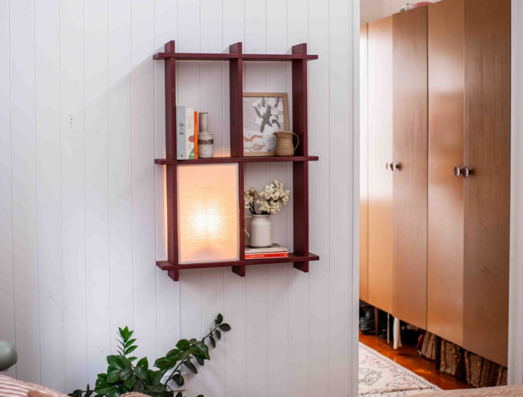 How I Made Our Light Shelf | Geneva Vanderzeil