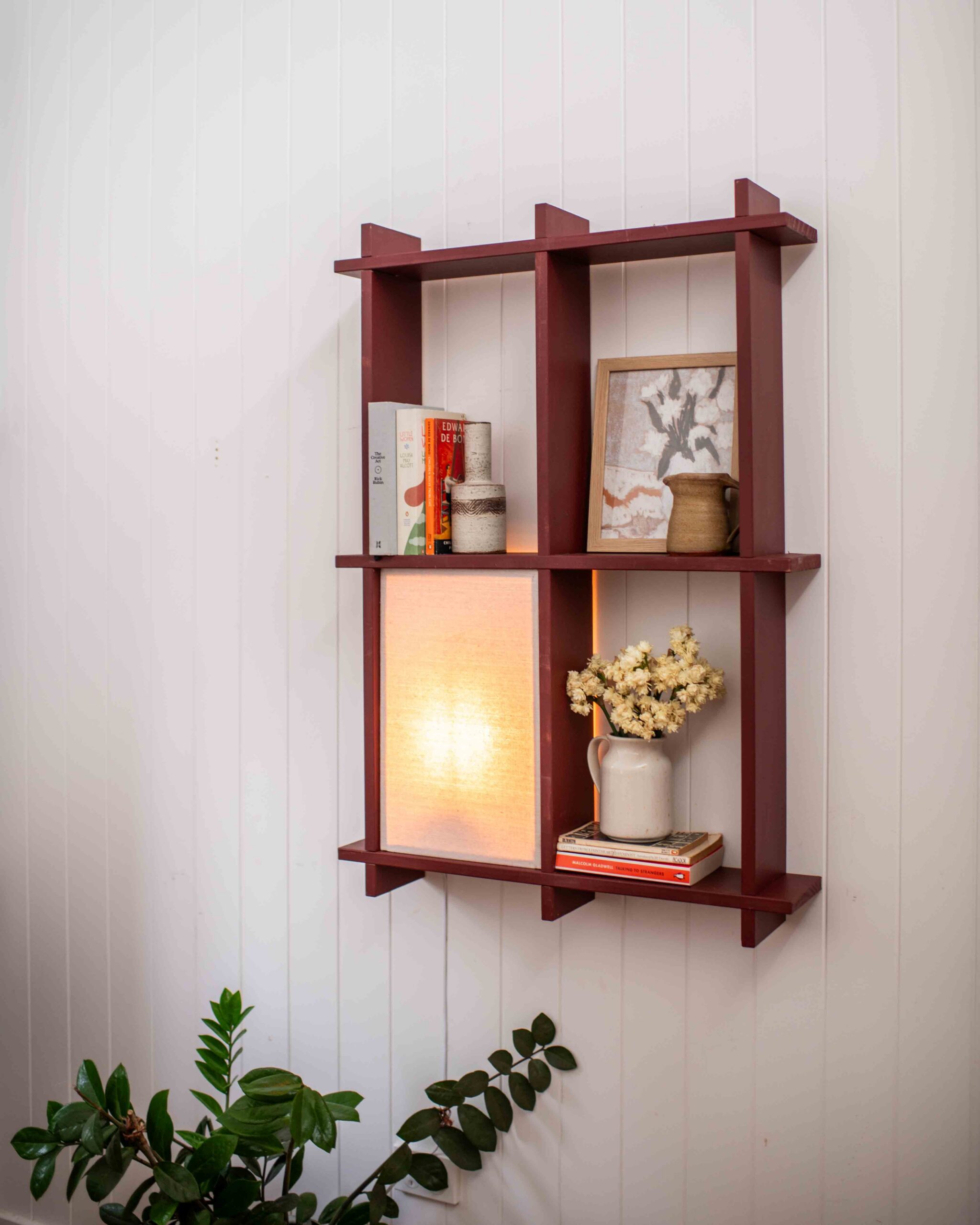 How I Made Our Light Shelf
