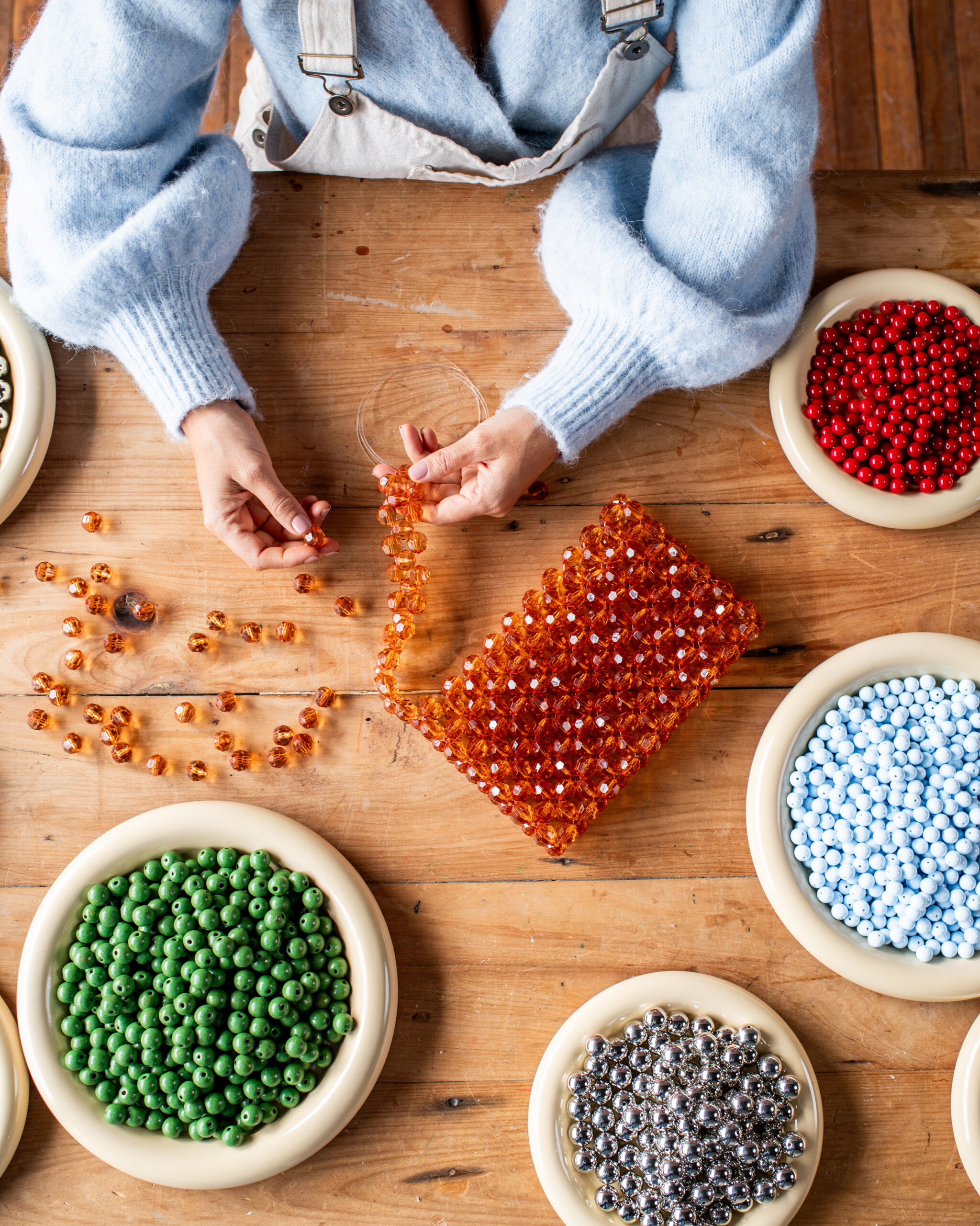 Learn how to make Beaded Handbags in my new course!